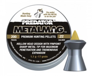 Пули JSB Predator Metalmag 5,5 мм, 1,1 г (200 штук)