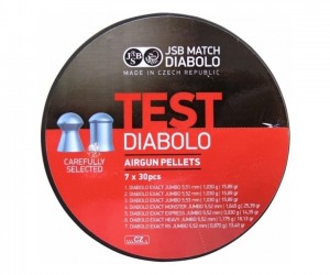 Пули JSB Test Diabolo - набор 5,5 мм (210 штук)