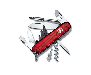 Нож складной Victorinox CyberTool 29 1.7605.T (91 мм, полупрозрачный красный)