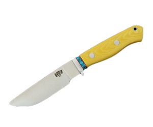 Нож Bark River Gameskeeper Antique Ivory Micarta Turquoise