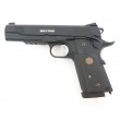 Страйкбольный пистолет KJW KP-07 Colt M1911 M.E.U. CO₂ GBB Black - фото № 1