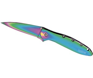 Нож полуавтоматический Kershaw Leek Rainbow K1660VIB