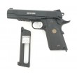 Страйкбольный пистолет KJW KP-07 Colt M1911 M.E.U. CO₂ GBB Black - фото № 3