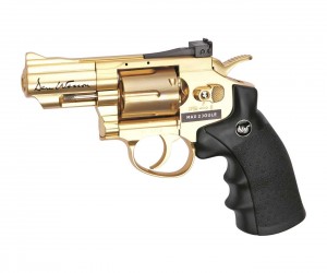 Пневматический револьвер ASG Dan Wesson 2.5” Gold