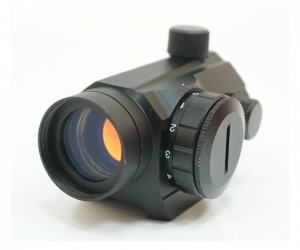 Коллиматорный прицел Target Optic 1x22, закрытый, красная точка, на Weaver