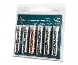 Пули H&N Hunting Sampler Set (набор) 4,5 мм, 215 штук