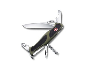 Нож складной Victorinox RangerGrip 0.9553.MC4 (130 мм, зеленый с черным)