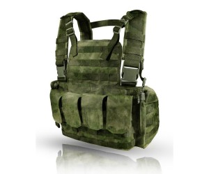 Нагрудная разгрузочная система Wartech TV-104 Chest Rig MK3 (мох ATFG)