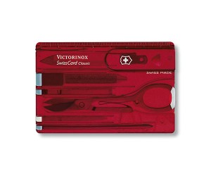 Швейцарская карта Victorinox SwissCard Classic 0.7100.T (красная)