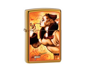 Зажигалка Zippo 24745 Claudio Mazzi Windy Girl