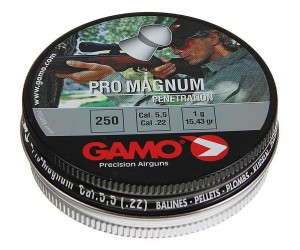 Пули Gamo Pro Magnum 5,5 мм, 1,0 г (250 штук)