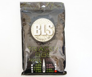 Шары трассерные BLS Tracer 0,25 г, 4000 штук (1 кг, зеленые) 1KG-TR25G