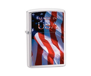 Зажигалка Zippo 24797 Made in USA Flags