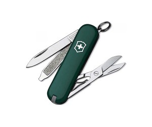 Нож-брелок Victorinox Classic 0.6223.4 (58 мм, зеленый)