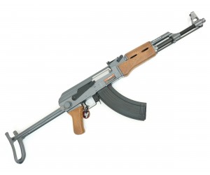 Страйкбольный автомат Cyma AK-47S, пластик. корпус (CM.028S)