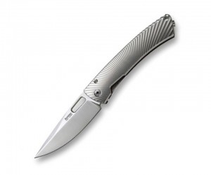 Нож складной LionSteel TiSpine Shine Natural Color of Titanium TS1 GS