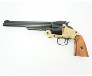 Макет револьвер Smith & Wesson Schofield, .45 калибра, латунь (США, 1869 г.) DE-1008-L