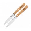 Набор кухонных ножей Opinel Les Essentiels №112 (2 шт.) 10 см, нерж. сталь, рукоять бук - фото № 1