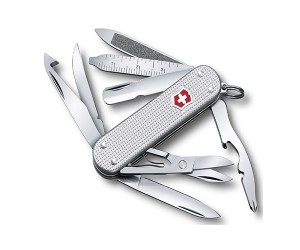 Нож-брелок Victorinox MiniChamp Alox 0.6381.26 (58 мм, серебристый)