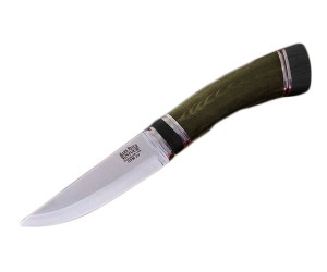 Нож Bark River Scandi Green Linen Micarta Black Paper