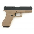 Страйкбольный пистолет KJW KP-18 Glock G18 CO₂ Tan, металл. затвор - фото № 2