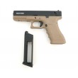 Страйкбольный пистолет KJW KP-18 Glock G18 CO₂ Tan, металл. затвор - фото № 4