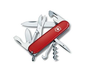 Нож складной Victorinox Climber 1.3703.T (91 мм, полупрозрачный красный)