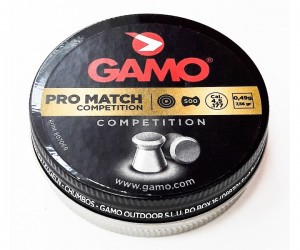 Пули Gamo Pro Match 4,5 мм, 0,49 г (500 штук)