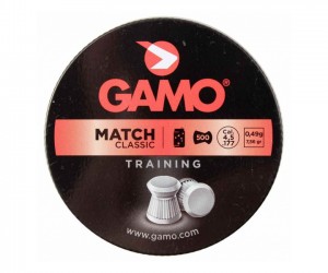 Пули Gamo Match 4,5 мм, 0,49 г (500 штук)