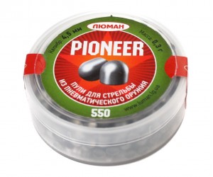 Пули «Люман» Pioneer 4,5 мм, 0,3 г (550 штук)