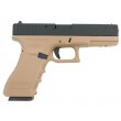 Страйкбольный пистолет KJW KP-17 Glock G17 CO₂ Tan, металл. затвор - фото № 2