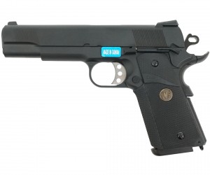 Страйкбольный пистолет WE Colt M1911A1 M.E.U. Black (WE-E008A-BK)