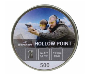 Пули Borner Hollow Point 4,5 мм, 0,58 г (500 штук)