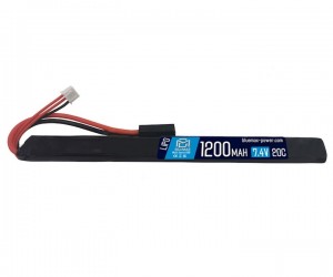 Аккумулятор BlueMAX Li-Po 7.4V 1200mah 20C Stick, 185x17x11.5 мм