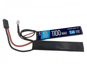 Аккумулятор BlueMAX Li-Po 7.4V 1100mah 20C Nunchuck, 2x (102x21x5) мм