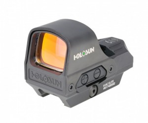 Коллиматорный прицел Holosun OpenELITE HE510C-GR, подсветка, на Weaver