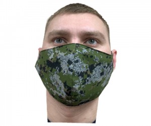 Защитная маска многоразовая 2-слойная NS Green Camo (10 шт.)