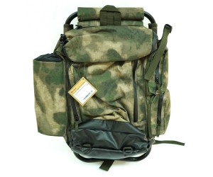 Рюкзак походный AVI-Outdoor Fiskare Green Camo, с раскладным стулом (1068)