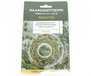 Камуфляжный скотч Savotta Elastic Bandage Camo 2,5x450 см