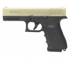 Охолощенный СХП пистолет Retay 17 (Glock) 9mm P.A.K Satin