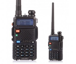 Рация Baofeng UV-5R 5W, 2 режима мощности (черный)