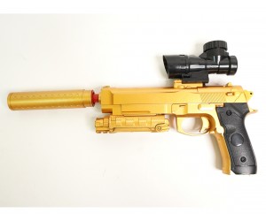 Пистолет бластер AngryBall M92 (Beretta) Gold