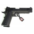 Страйкбольный пистолет Tokyo Marui Colt M1911A1 Night Warrior GBB - фото № 8