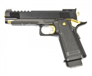 Страйкбольный пистолет Tokyo Marui Colt Hi-Capa 5.1 Gold Match GBB