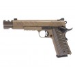 Страйкбольный пистолет KJW KP-16 Colt 1911/M45A1 CO₂ FDE, удлин. ствол - фото № 13