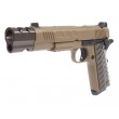 Страйкбольный пистолет KJW KP-16 Colt 1911/M45A1 CO₂ FDE, удлин. ствол - фото № 12