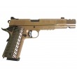 Страйкбольный пистолет KJW KP-16 Colt 1911/M45A1 CO₂ FDE, удлин. ствол - фото № 2