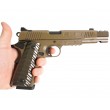 Страйкбольный пистолет KJW KP-16 Colt 1911/M45A1 CO₂ FDE, удлин. ствол - фото № 9