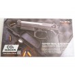 Страйкбольный пистолет KJW Beretta M9 IA CO₂ GBB, хром. ствол - фото № 9