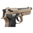 Страйкбольный пистолет KJW Beretta M9A1 TBC CO₂ Tan, удлин. ствол - фото № 21